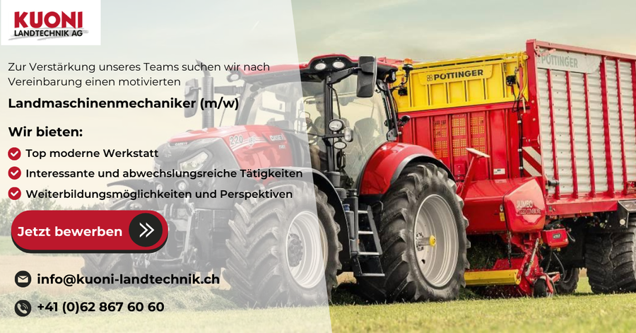 kuoni landtechnik landmaschinenmechaniker gesucht2025