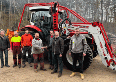 Ablieferung Forst-Traktor 