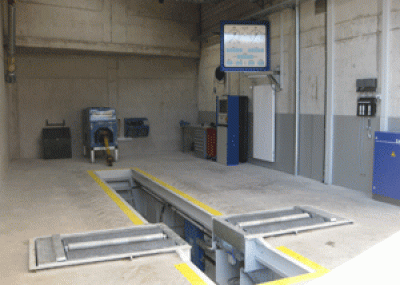 Bremsprüfstand mit Gewichts-Simulation